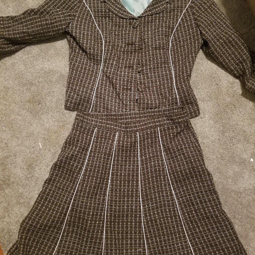 Clues Collection Tweed Two piece suit